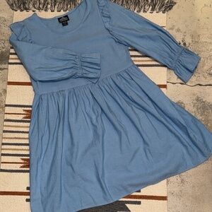 3/4 sleeve Denim dress
